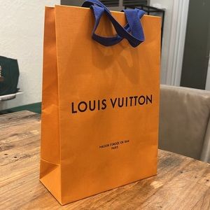 Authentic Louis Vuitton Shopping Bag Orange